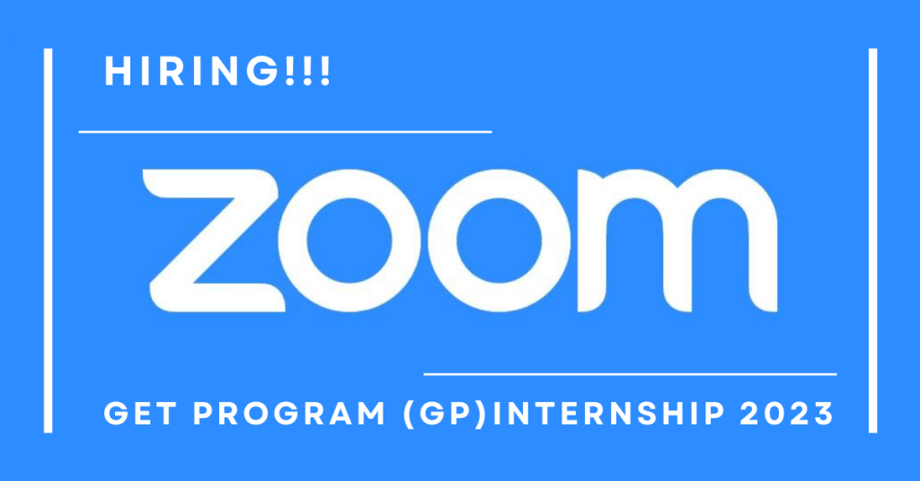 zoom internship